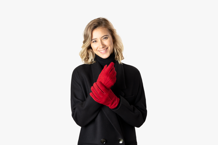 Guanti Invernali Donna Touch Screen FUKPO - Termici Con Motivo Renne Natalizie - Foto 1