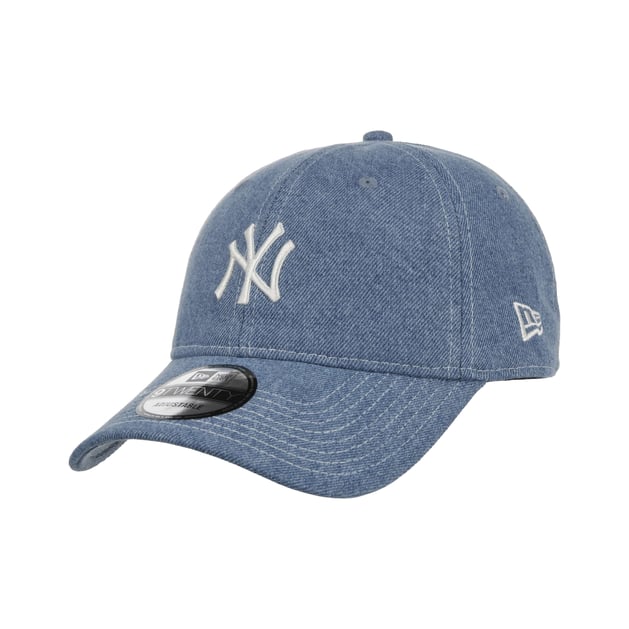 Cappello da Baseball da Cowboy, Vintage, in Denim Lavato