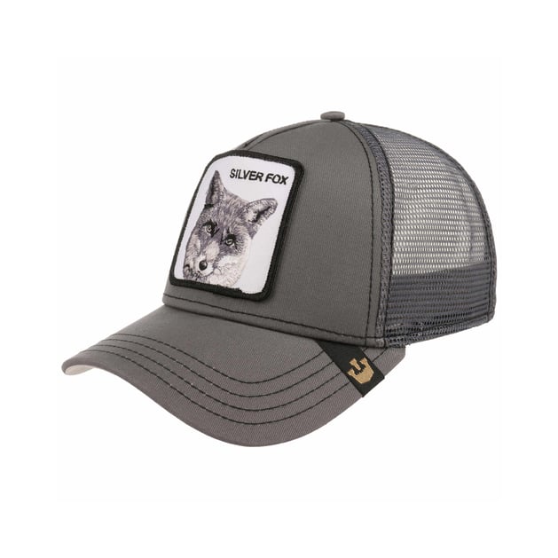 Fox Matrix Hex Print – Berretto Da Baseball Grigio Con Dettagli Lime – 100% Poliestere